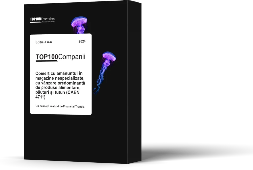 Copertă raport "TOP 100 Companii CAEN 4711 Editia a X-a"