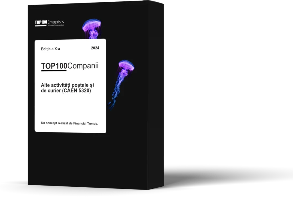Copertă raport "TOP 100 Companii CAEN 5320 Editia a X-a"