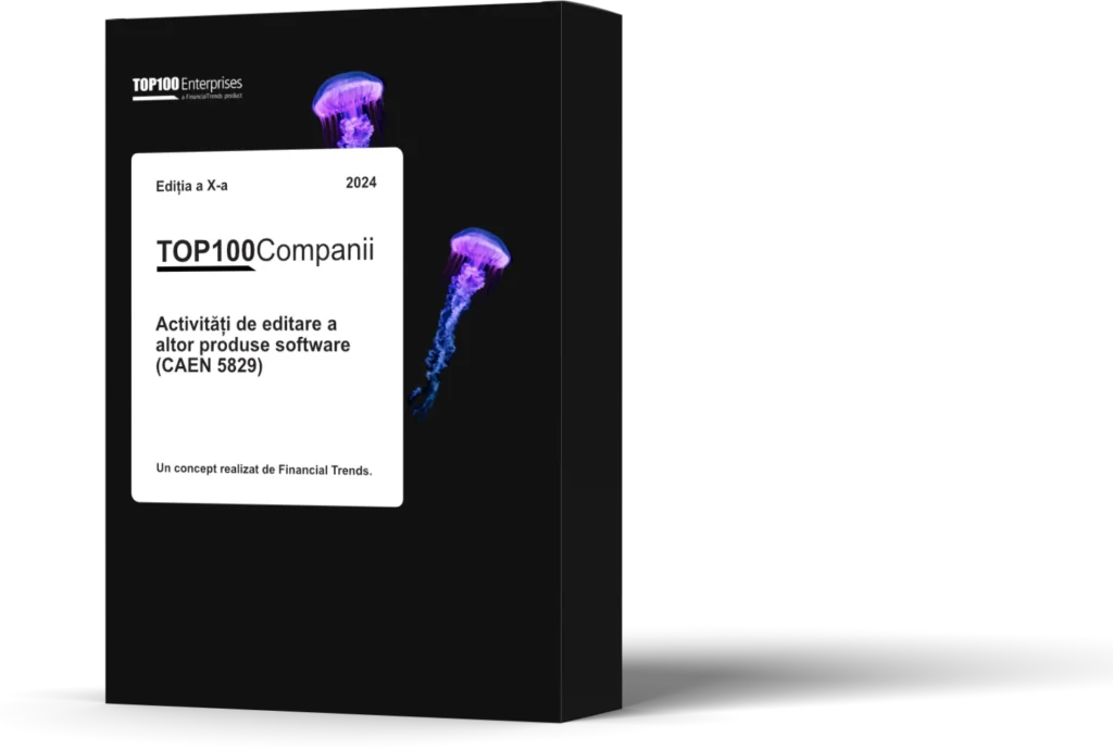 Copertă raport "TOP 100 Companii CAEN 5829 Editia a X-a"