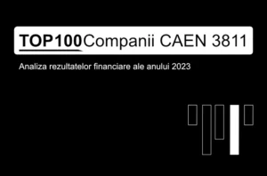 O imagine care conține textul "TOP 100 Companii CAEN 3811. Analiza rezultatelor financiare ale anului 2023"