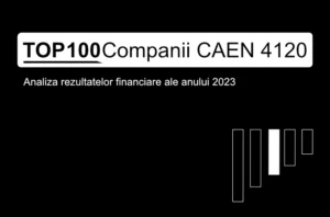 O imagine care conține textul "TOP 100 Companii CAEN 4120. Analiza rezultatelor financiare ale anului 2023"