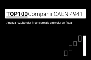 O imagine care conține textul "TOP 100 Companii CAEN 4941. Analiza rezultatelor financiare ale ultimului an fiscal"