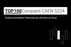 O imagine care conține textul "TOP 100 Companii CAEN 5224. Analiza rezultatelor financiare ale ultimului an fiscal"